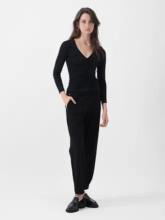 GUESS | Langarmshirt AYLEEN | schwarz
